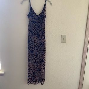 gorgeous soft and lined Cheetah print maxi SZ S-M